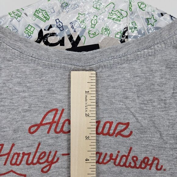 Harley Davidson Shirt Womens Small Gray Alcatraz San Francisco Graphic Tee S - Picture 5 of 10
